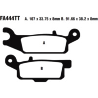 Bremsbeläge Bremsklotz Standard EBC FA444TT