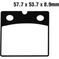 Brake pads semi-sint v ebc FA171V