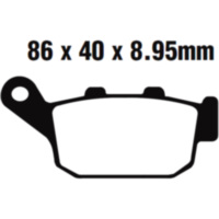 Brake pads semi-sint v ebc FA496V