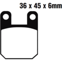 Brake pads sintered r ebc FA115R