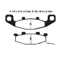 Brake pads sintered r ebc FA129R