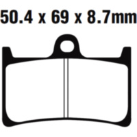 Brake pads sintered hh ebc SFA252HH