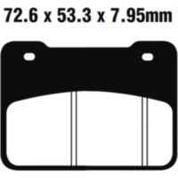 Brake pads sintered hh ebc SFA627HH