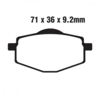 Brake pads sintered mx-s ebc MXS101