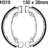 Brake shoes grooved inc springs ebc H310G