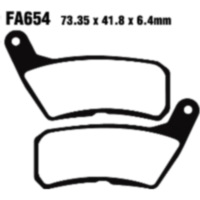 Brake pad standard ebc FA654