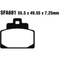 Break Pad Carbon SCO EBC SFAC681