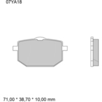 Bremsklotz Sinter vorne SA Brembo Alternative: 7325384