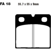 Brake pads semi-sint v ebc FA018V