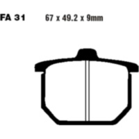 Bremsbeläge Bremsklotz Semi-Sinter V EBC FA031V