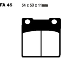 Brake pads semi-sint v ebc FA045V