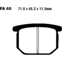 Brake pads semi-sint v ebc FA065V