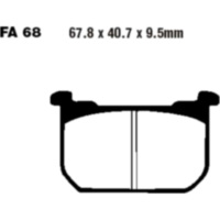 Brake pads semi-sint v ebc FA068V