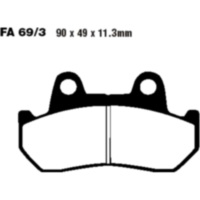 Brake pads semi-sint v ebc FA0693V