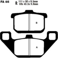 Brake pads semi-sint v ebc FA085V