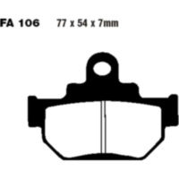 Brake pad semi-sinter v ebc FA106V