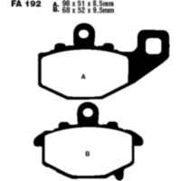 Bremsbeläge Bremsklotz Semi-Sinter V EBC FA192V