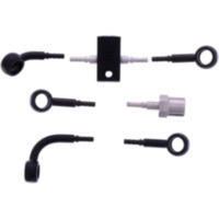 BRAIDED STEEL BRAKE HOSE KIT 6035