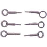 Bremsschlauch Stahlflex Kit Anschluss silber 3-teilig 1178823