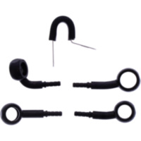 BRAIDED STEEL BRAKE HOSE KIT 6044