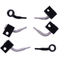 BRAIDED STEEL BRAKE HOSE KIT 6048