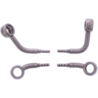 Bremsschlauch Stahlflex Kit Anschluss silber 2-teilig 1178836