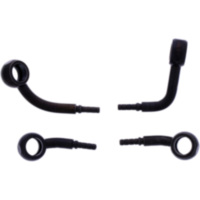 Bremsschlauch Stahlflex Kit Anschluss schwarz 2-teilig 1178838