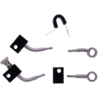 Bremsschlauch Stahlflex Kit Anschluss silber 2-teilig 1178839
