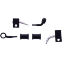 Bremsschlauch Stahlflex Kit Anschluss schwarz 2-teilig 1178846