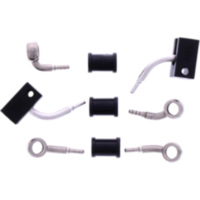 BRAIDED STEEL BRAKE HOSE KIT 6065