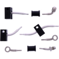 BRAIDED STEEL BRAKE HOSE KIT 6071