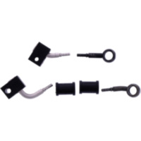 BRAIDED STEEL BRAKE HOSE KIT 6078
