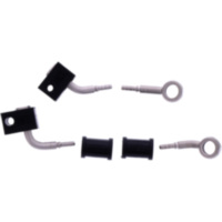 Bremsschlauch Stahlflex Kit Anschluss silber 2-teilig 1178874
