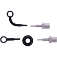 BRAIDED STEEL BRAKE HOSE KIT 6100
