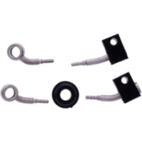 BRAIDED STEEL BRAKE HOSE KIT 6106