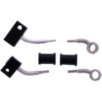 BRAIDED STEEL BRAKE HOSE KIT 6114