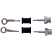 Bremsschlauch Stahlflex Kit Anschluss silber 2-teilig 1178904