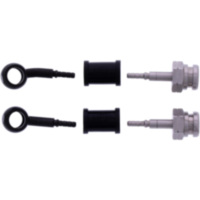 BRAIDED STEEL BRAKE HOSE KIT 6124