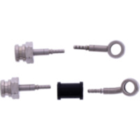 Bremsschlauch Stahlflex Kit Anschluss silber 2-teilig 1178908