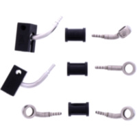 Bremsschlauch Stahlflex Kit Anschluss silber 3-teilig 1178911
