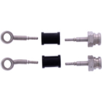 Bremsschlauch Stahlflex Kit Anschluss silber 2-teilig 1178916