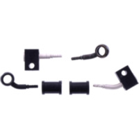 Bremsschlauch Stahlflex Kit Anschluss schwarz 2-teilig 1178926