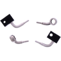 BRAIDED STEEL BRAKE HOSE KIT 6154