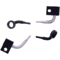 BRAIDED STEEL BRAKE HOSE KIT 6156