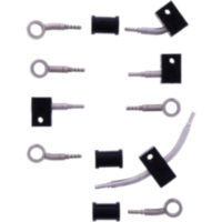 Bremsschlauch Stahlflex Kit Anschluss silber 5-teilig 1178955
