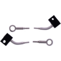 BRAIDED STEEL BRAKE HOSE KIT 6174