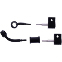 BRAIDED STEEL BRAKE HOSE KIT 6180