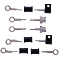 BRAIDED STEEL BRAKE HOSE KIT 6181