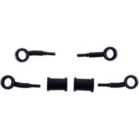 Bremsschlauch Stahlflex Kit Anschluss schwarz 2-teilig 1178970