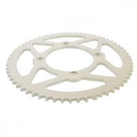 Rear sprocket aluminium 63 tooth pitch 428 silver